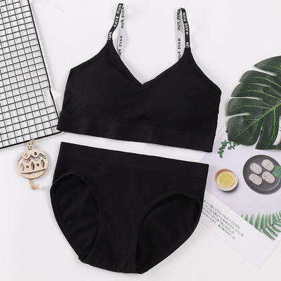 Set de chiloți sutien sexy pentru femei Sutien Push Up Set de top sport Litera fără sudură Sutien activ pentru femei Set de lenjerie pentru femeie Fitness Crop Top Lenjerie de corp