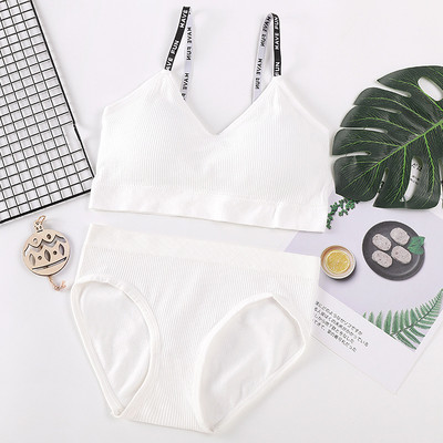 Set de chiloți sutien sexy pentru femei Sutien Push Up Set de top sport Litera fără sudură Sutien activ pentru femei Set de lenjerie pentru femeie Fitness Crop Top Lenjerie de corp