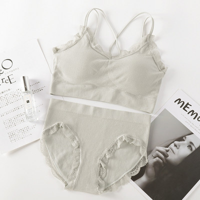 Set de chiloți sutien sexy pentru femei Sutien Push Up Set de top sport Litera fără sudură Sutien activ pentru femei Set de lenjerie pentru femeie Fitness Crop Top Lenjerie de corp