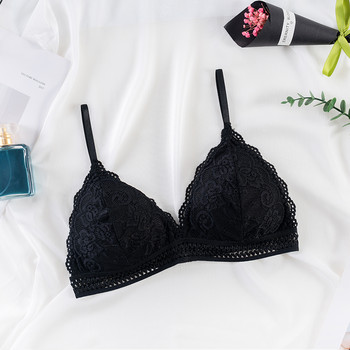 Εσώρουχα SPORCLO 1 PC Sexy μαύρο με δαντέλα με επένδυση για γυναίκες Ασύρματο Push Up Εσώρουχα 7 χρωμάτων Γυναικεία ρυθμιζόμενα λουράκια με κούφια έξω