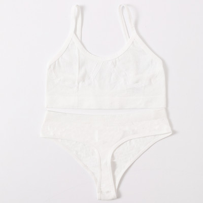 Σετ γυναικεία σουτιέν εσώρουχα σέξι G-string Push Up σουτιέν Crop Top χωρίς ραφές Fitness Active σουτιέν Top Thongs Γυναικεία εσώρουχα