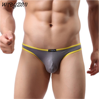 WIDYZON Секси бельо Мъжки слипове Cueca Masculina Bulge Pouch Мъжки бикини Jockstrap Ниска талия Дишащо модално бельо