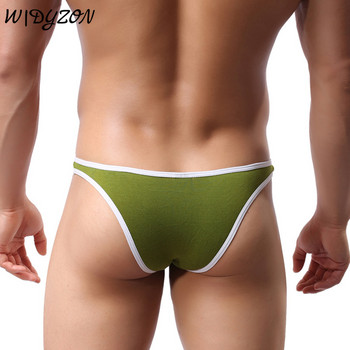 WIDYZON Секси бельо Мъжки слипове Cueca Masculina Bulge Pouch Мъжки бикини Jockstrap Ниска талия Дишащо модално бельо