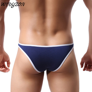 WIDYZON Секси бельо Мъжки слипове Cueca Masculina Bulge Pouch Мъжки бикини Jockstrap Ниска талия Дишащо модално бельо