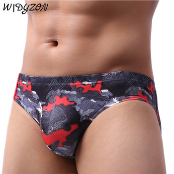 WIDYZON Print Секси бельо за мъже Jockstrap Mesh Дишащи мъжки бикини слипове мъжко бельо Cuecas U Pouch Мъжки гащи