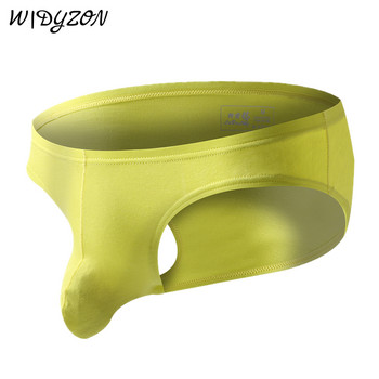 WIDYZON Секси бельо Мъжки слипове U Convex Pouch Men Cotton Briefs Bikini Cuecas Masculina Мъжки гащи с ниска талия  бельо