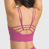 Cea mai bună frumusețe Spate Sutiene sport U Gât încrucișat Sutien sport slab Sexy Tank Top Sală de gimnastică Yoga Antrenament Lenjerie Transport gratuit