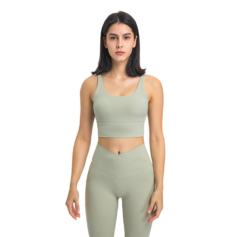 Cea mai bună frumusețe Spate Sutiene sport U Gât încrucișat Sutien sport slab Sexy Tank Top Sală de gimnastică Yoga Antrenament Lenjerie Transport gratuit