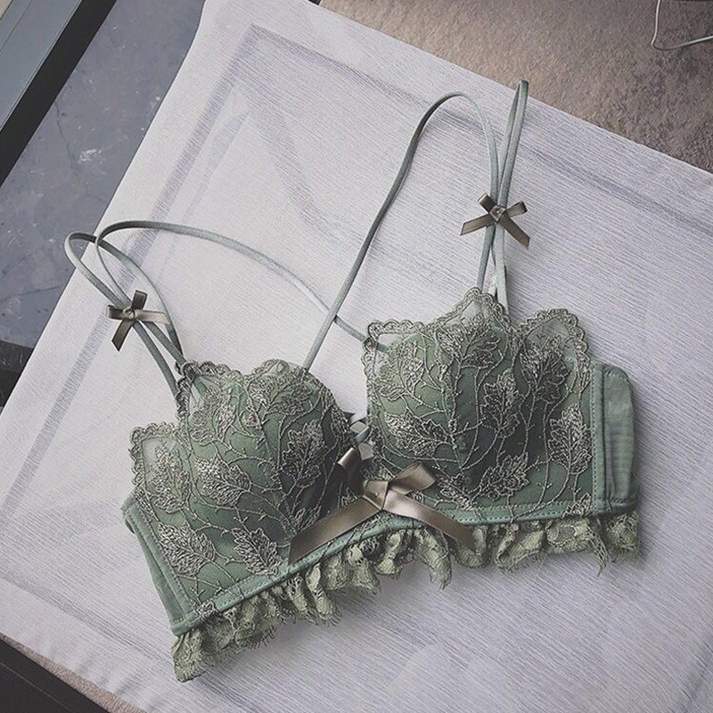 Visokokvalitetno donje rublje za djevojke, grudnjak s vezom, seksi čipkasto donje rublje, push up grudnjaci za žene Bralette Sujetadores Para Mujeres