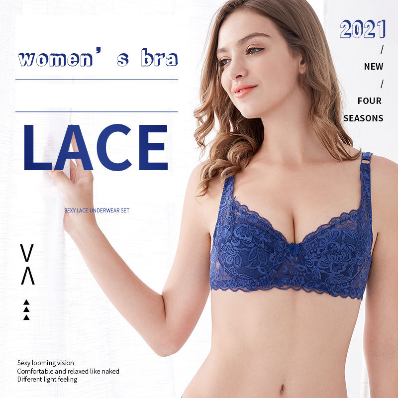 Lenjerie de corp pentru femei Sutien cu dantelă de marime mari Sutien cu dantelă cu bandaj sexy din dantelă Sutien camis pentru femei Partea de sus Sutien cu push up reglabil în spate frumos