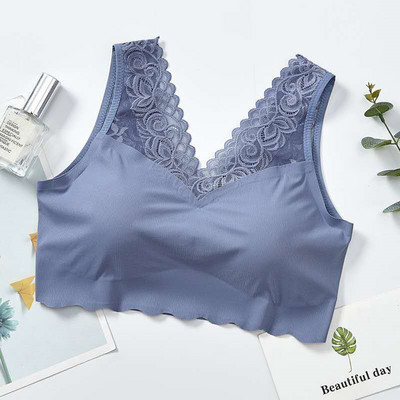 Soutien-gorge dos sans bretelles soutien-gorge de sport αναπνευστικό Αντιδιαπνοή soutien-gorge de sport rembourré antichoc h