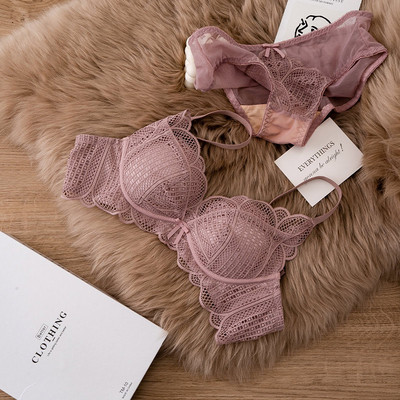Wriufred Σέξι δαντέλα και χωρίς ατσάλινο δαχτυλίδι άνετα εσώρουχα φοιτήτριες συγκεντρώνουν μαζί γλυκά εσώρουχα μαλακά αναπνεύσιμα σουτιέν
