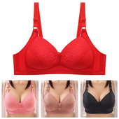 Ženski grudnjak bez žica Čipkani seksi grudnjak Ženski push up podesivi grudnjak Femme Bešavno donje rublje Ženski udobni grudnjaci velike veličine