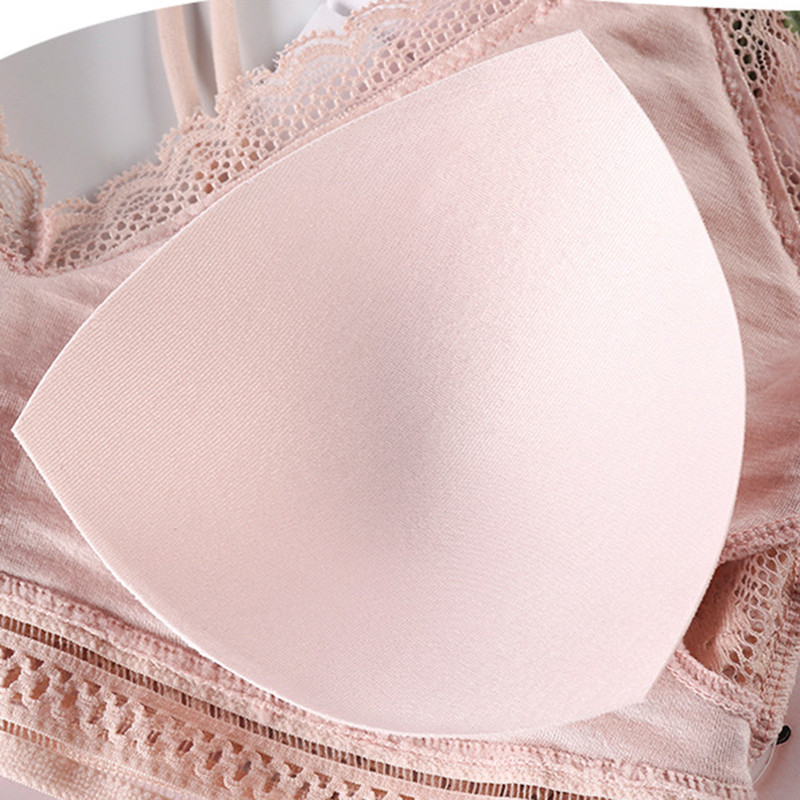 Jerrinut Σέξι Δαντελένιο Σετ Σουτιέν Γυναικεία Εσώρουχα Σετ Εσώρουχα Push Up Brassiere Διαφανές δαντελένιο σουτιέν με σλιπ