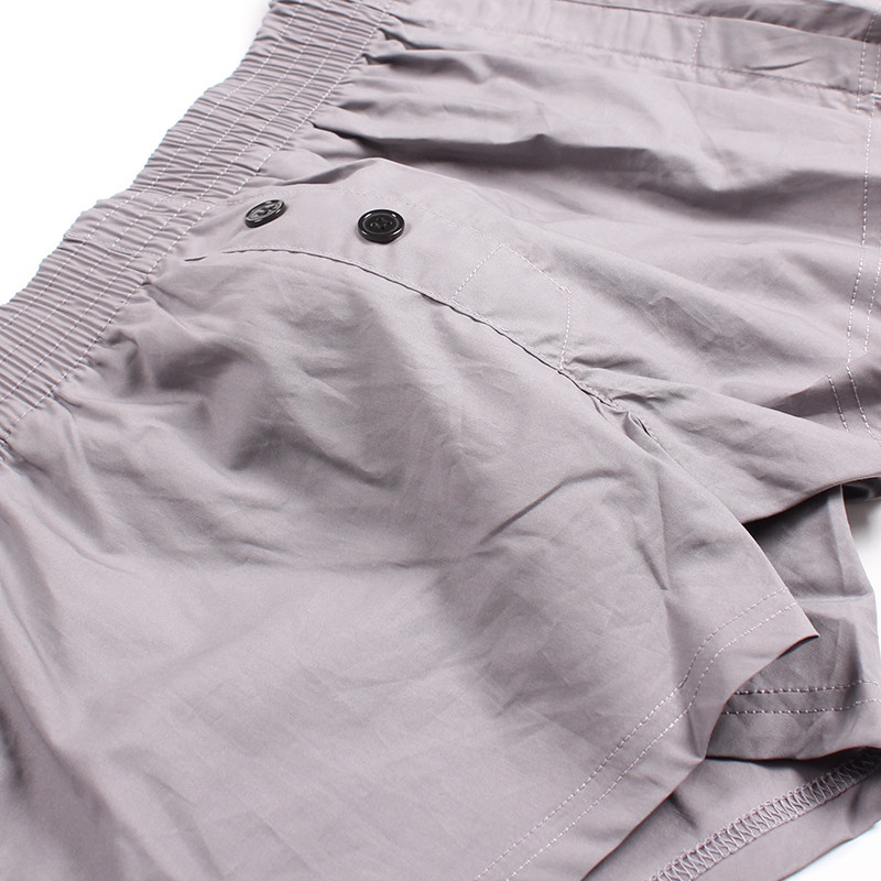 Meeste elastsed puuvillased noolepüksid magamisriided meeste lühikesed püksid, puhas värvi läbipaistev meeste vabaaja pidžaamapüksid püksid