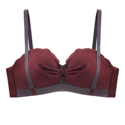 Roseheart Nou pentru femei Lenjerie sexy Push Up Fără inel de oțel Lenjerie de corp pentru femeie Buton reglabil Sutiene decorate Lady Fashion AB Sutien