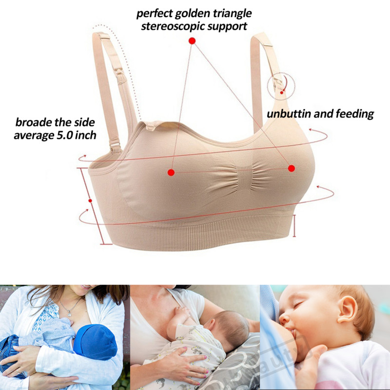 WEICHENS Γυναικείο Σουτιέν Θηλασμού Μπροστινό Ανοιχτό Θηλασμό Μητρότητας Απρόσκοπτη Αναπνεύσιμο Σουτιέν Push Up Κατάλληλο για Καθημερινά
