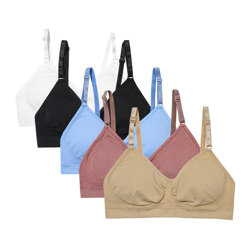 HIVOF σουτιέν κοριτσιών με λεπτές τιράντες ρυθμιζόμενες χωρίς ραφή τύπου άνετο και χωρίς ίχνος Push Up