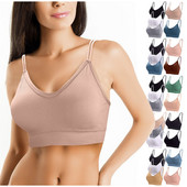 Γυναικείο σουτιέν γιόγκα 5 τμχ Γιλέκο Running Gym Fitness Επενδυμένο σέξι ενεργό σουτιέν Αθλητικό σουτιέν που αναπνέει χωρίς σύρματα