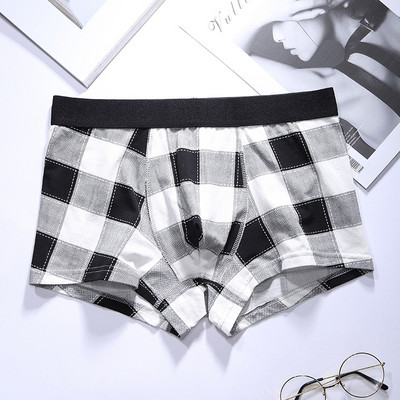 Mehed Boxer Puuvillane lahtine aluspesu Meeste igapäevane kodu püksid Boxer Homme Calzoncillos Hombre
