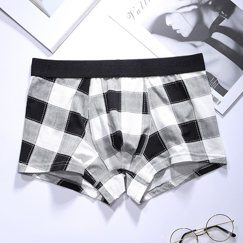 Mehed Boxer Puuvillane lahtine aluspesu Meeste igapäevane kodu püksid Boxer Homme Calzoncillos Hombre
