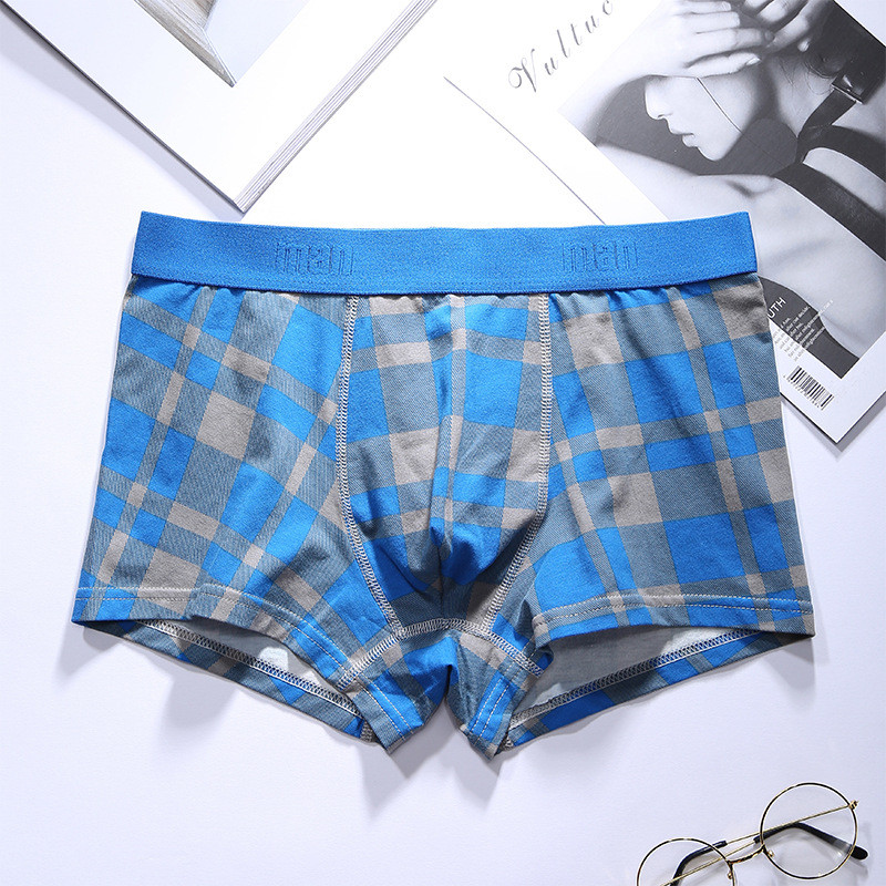 Mehed Boxer Puuvillane lahtine aluspesu Meeste igapäevane kodu püksid Boxer Homme Calzoncillos Hombre