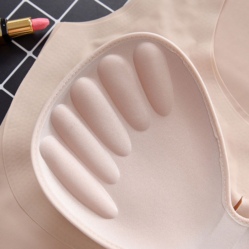 2 komada grudnjaka od lateksa Bešavni grudnjaci za žensko donje rublje BH Push Up grudnjak s jastučićem i prslukom Gornji grudnjak WX003