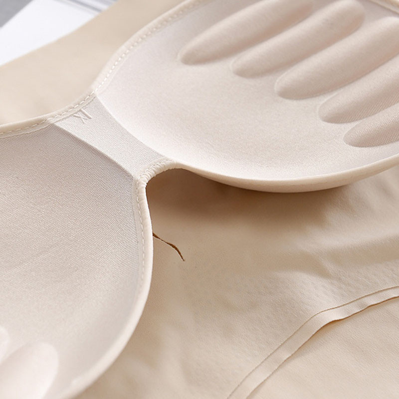 2 komada grudnjaka od lateksa Bešavni grudnjaci za žensko donje rublje BH Push Up grudnjak s jastučićem i prslukom Gornji grudnjak WX003