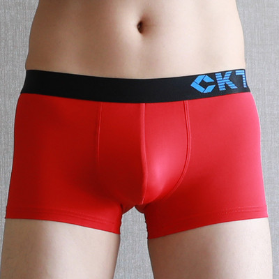 Σέξι ανδρικά εσώρουχα μπόξερ σορτς Cool Ice Silk Seamless εσώρουχα Άνδρας Σώβρακο με μεγάλη θήκη Cueca Calzoncillos