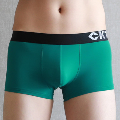 Σέξι ανδρικά εσώρουχα μπόξερ σορτς Cool Ice Silk Seamless εσώρουχα Άνδρας Σώβρακο με μεγάλη θήκη Cueca Calzoncillos