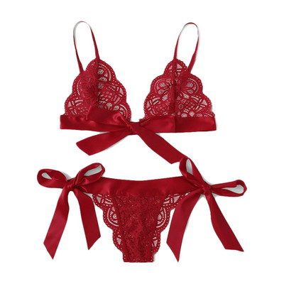 4Pcs Hot seksi komplet donjeg rublja Temptation čipkasti push up grudnjak Set erotičnog ženskog donjeg rublja Grudnjaci i g-string Sexi Intimates Lingerie Femme