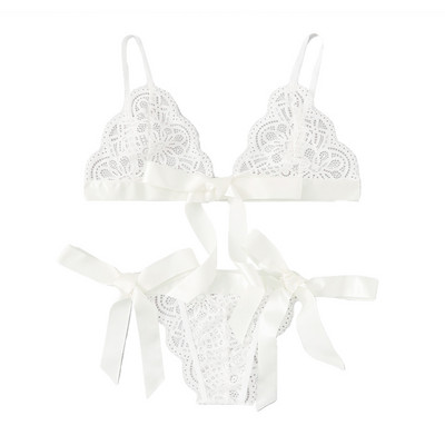 4Pcs Hot seksi komplet donjeg rublja Temptation čipkasti push up grudnjak Set erotičnog ženskog donjeg rublja Grudnjaci i g-string Sexi Intimates Lingerie Femme