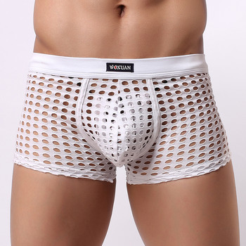 Εσώρουχα Boxer Ανδρικά Breathable Mesh Ανδρικά Μπόξερ Ανδρικά σώβρακα Σέξι εσώρουχα Ανδρικά μπαούλα σώβρακα