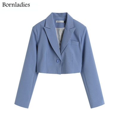 Bornladies sügisesed kaheosalised komplektid Korea moe bleiser, naiste mantel ja pükskostüümid pikkade varrukatega komplekt, 2 osaline komplekt