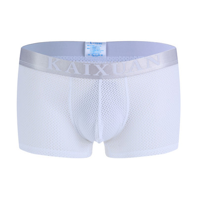 Ανδρικά εσώρουχα μπόξερ σορτς που αναπνέουν διχτυωτό σέξι ανδρικά μπόξερ σώβρακα μπικίνι ανδρικά μπαούλα