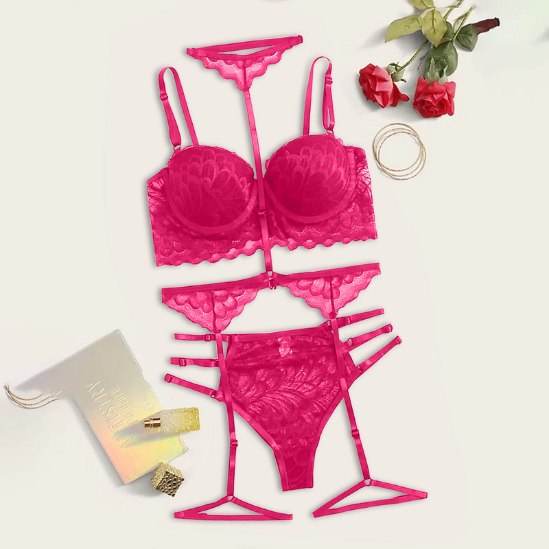 Seksīga sieviešu apakšveļa, push up krūšturis, prievīšu komplekti, seksīgs apakšveļas komplekts ar ziedu izšuvumu apakšveļas komplekts, erotisks biksīšu komplekts Lenceria