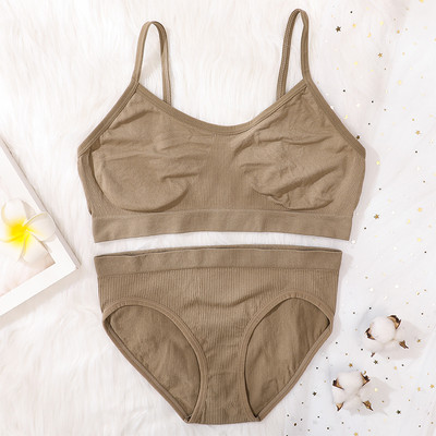 Set sutien pentru femei Chiloți tanga Sutien sexy Bralette pentru femei Set lenjerie sexy Sutien fără sârmă Sutien fără cusături Seturi de lenjerie intima Crop Top