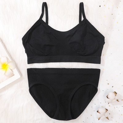 Set sutien pentru femei Chiloți tanga Sutien sexy Bralette pentru femei Set lenjerie sexy Sutien fără sârmă Sutien fără cusături Seturi de lenjerie intima Crop Top