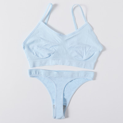 Set sutien pentru femei Chiloți tanga Sutien sexy Bralette pentru femei Set lenjerie sexy Sutien fără sârmă Sutien fără cusături Seturi de lenjerie intima Crop Top