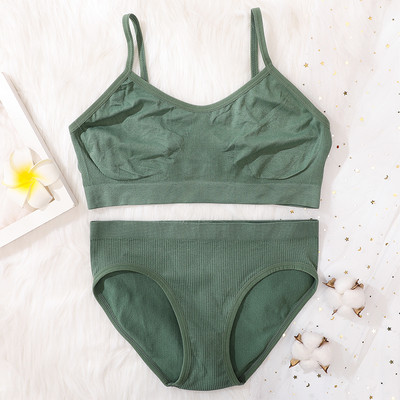 Set sutien pentru femei Chiloți tanga Sutien sexy Bralette pentru femei Set lenjerie sexy Sutien fără sârmă Sutien fără cusături Seturi de lenjerie intima Crop Top