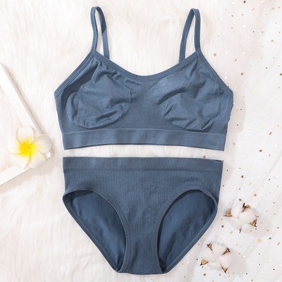 Set sutien pentru femei Chiloți tanga Sutien sexy Bralette pentru femei Set lenjerie sexy Sutien fără sârmă Sutien fără cusături Seturi de lenjerie intima Crop Top