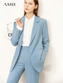 Amii μινιμαλιστικό κοστούμι για γυναίκες Φθινοπωρινό Νέο ολόσωμο παλτό blazer παντελόνι μέχρι τον αστράγαλο Office Lady Blazer Πωλείται χωριστά 12240894