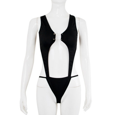 AVV Ljeto 2022. Novi dolasci Modni izdubljeni jednodijelni bodi bez rukava Seksi ženski izrezani bodi s V-izrezom bez leđa