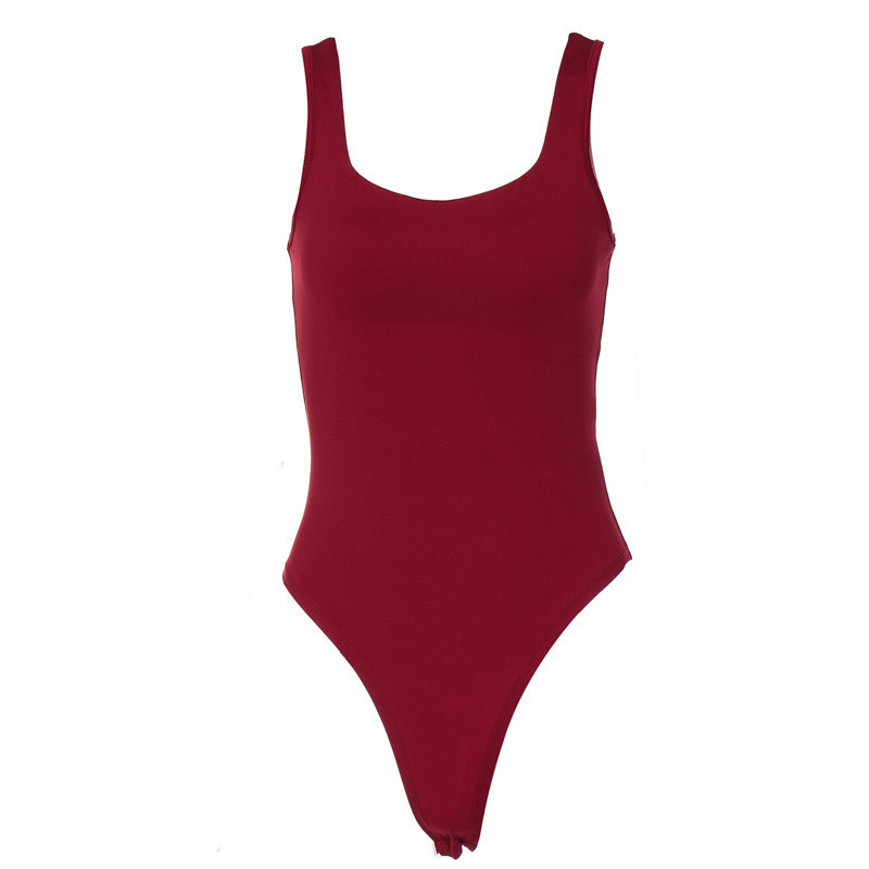 AVV Ljeto, nova moda, jednobojni ženski ležerni bodi bez rukava s U izrezom, koji oblikuju tijelo, kamisole s visokim strukom za mršavljenje, osnovni gornji dio tijela