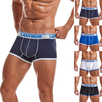 Ανδρικά εσώρουχα Βαμβακερά Breathable Boxer Μάρκα Ανδρικά Μπόξερ Cueca Masculina Calzoncillos Hombre Ανδρικά εσώρουχα