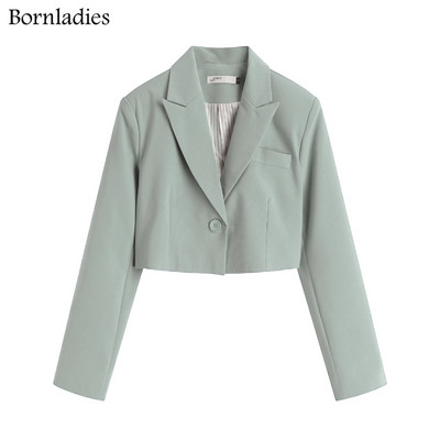 Bornladies sügisesed kaheosalised komplektid Korea moe bleiser, naiste mantel ja pükskostüümid pikkade varrukatega komplekt, 2 osaline komplekt