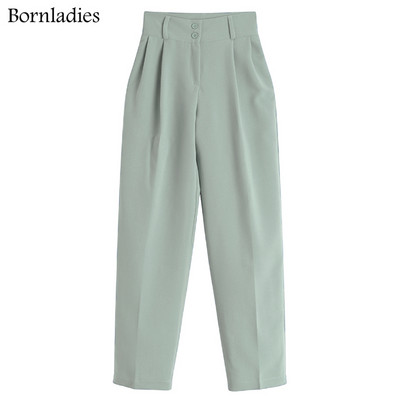 Bornladies sügisesed kaheosalised komplektid Korea moe bleiser, naiste mantel ja pükskostüümid pikkade varrukatega komplekt, 2 osaline komplekt