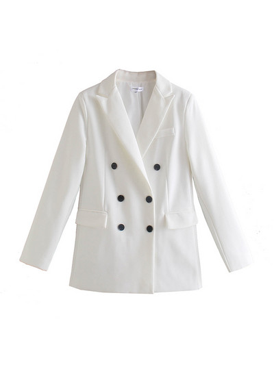 Femei Elegante Blazer Verde Inchis Drept 2022 Toamna Femeii Solid Basic Se potrivesc Doamnelor Costum cu pantaloni cu talie medie