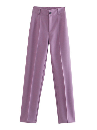 Femei Elegante Blazer Verde Inchis Drept 2022 Toamna Femeii Solid Basic Se potrivesc Doamnelor Costum cu pantaloni cu talie medie