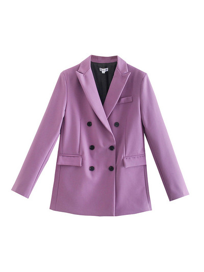 Femei Elegante Blazer Verde Inchis Drept 2022 Toamna Femeii Solid Basic Se potrivesc Doamnelor Costum cu pantaloni cu talie medie